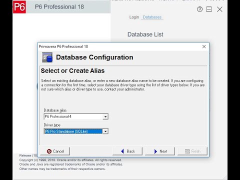 How To Import An Old SQLite Database To Primavera P6 18.8.0 - Method No.1