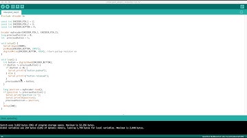 program step 5 using the rotary encoder