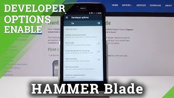 How to Activate Developer Options in HAMMER Blade - Advanced Features