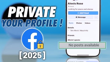 How To Make Your Facebook Account Private in 2025! [NEW METHOD]