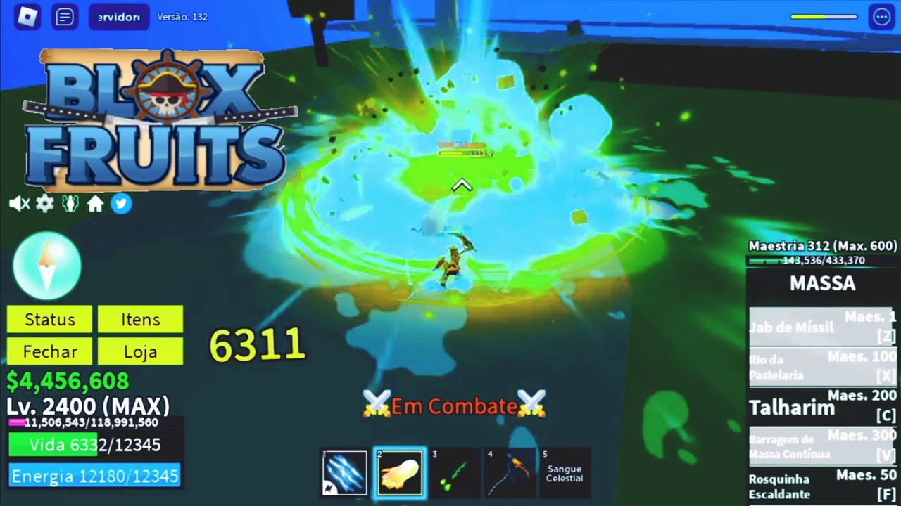 Melhor Combo Dough Awk Blox Fruits YouTube