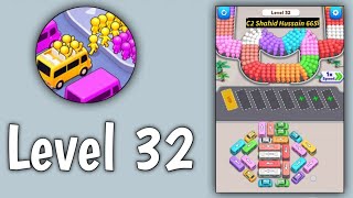 Bus loop: traffic jam master level 32 | all parts gameplay walkthrough solution