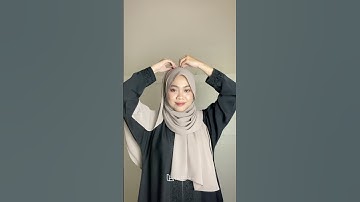 Tutorial pashmina menutup dada dan belakang juga pastinya ✨