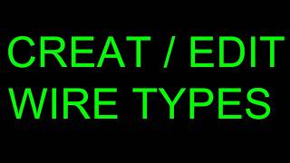 Create / Edit wire layers in Autocad Electrical