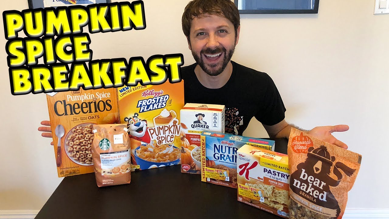 Pumpkin Spice Breakfast Taste Test - YouTube