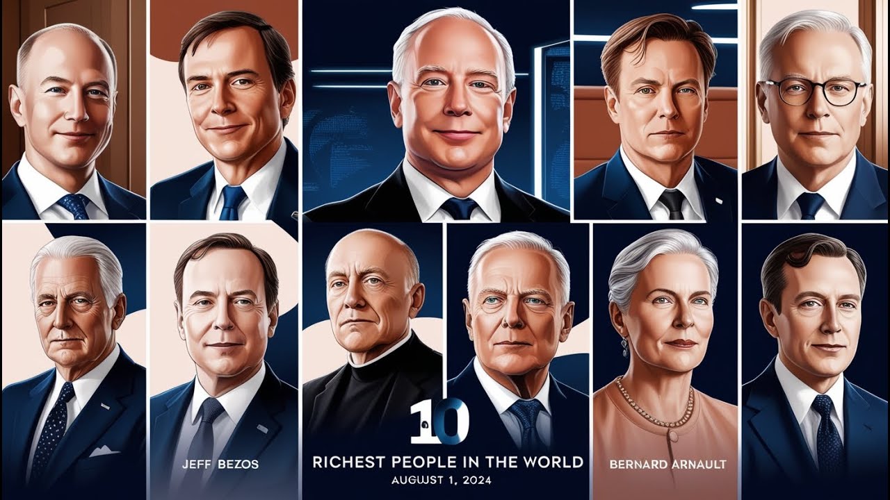 Las 10 personas más ricas del mundo (1 de agosto de 2024) - YouTube