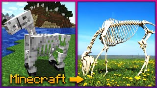 MINECRAFT: CHARACTERS IN REAL LIFE | Minecraft mobs in real life (mobs, animals, items)