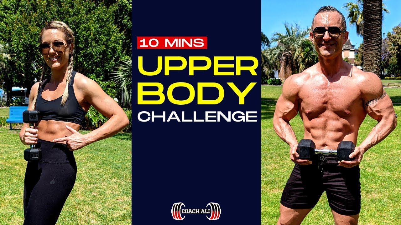 ATHLETIC UPPER BODY 10 minute upper body single dumbbell workout at