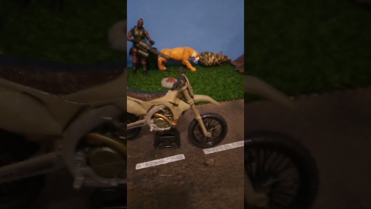 J.dioramas: GI Joe classified dirt bike custom by me 