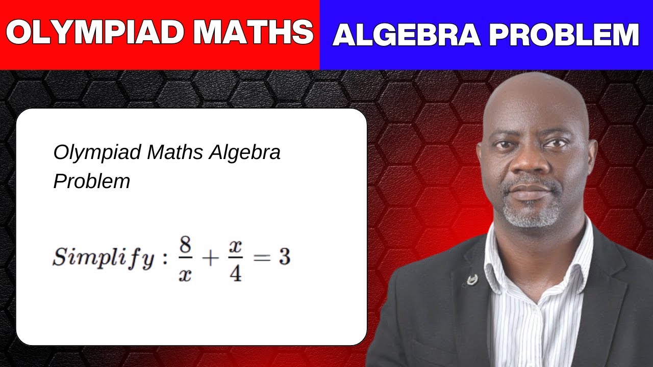 Olympiad Maths Algebra Problem - YouTube