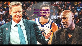 No, No, No...Steve Kerr reacts to Michael Jordan saying Stephen Curry isn’t a Hall of Famer