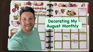 Decorating My August Monthly
