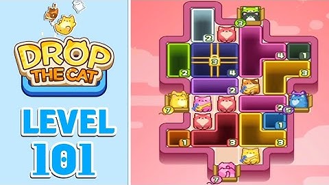 Drop The Cat Level 101 Walkthrough Solution