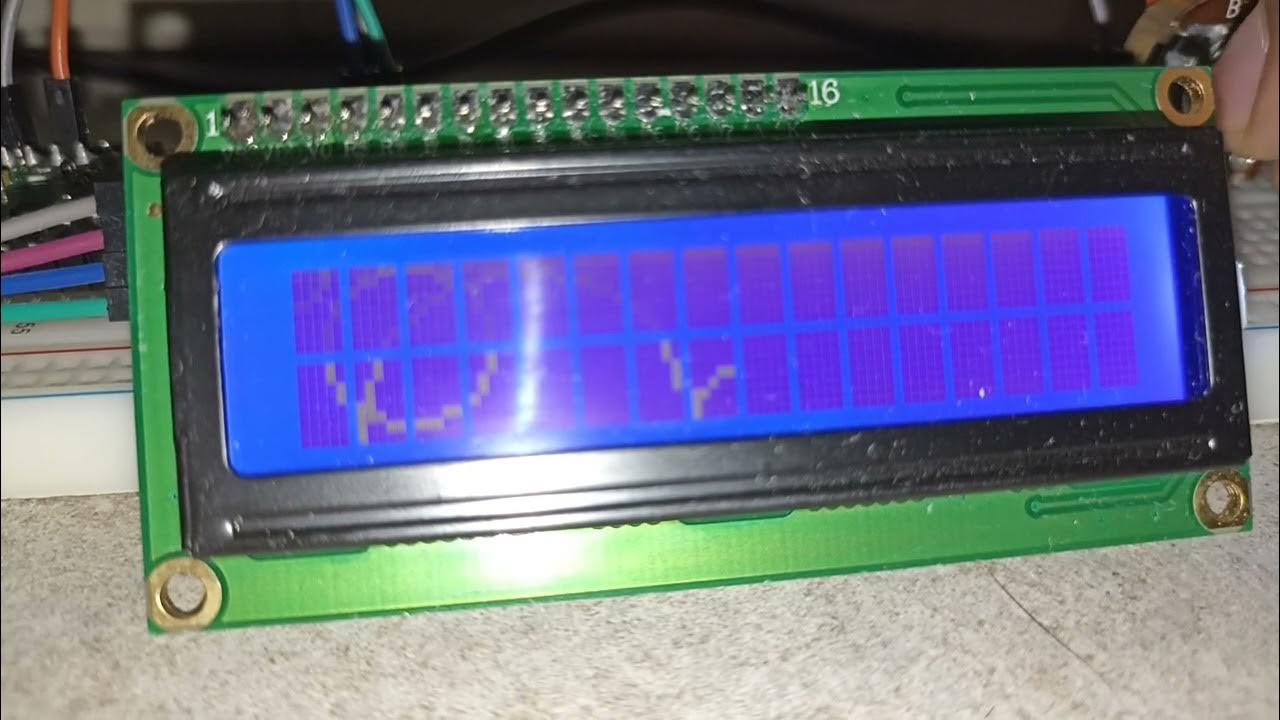 Hacking LCD1602 with Raspberry Pi Pico (and Micropython) - Testing 1 ...