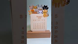 2026 Cat Desk Calendar 😻✨ Aesthetic Monthly Cards