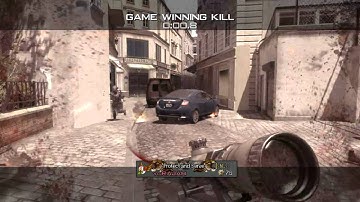 Call of Duty MW3 - FFA Quickscope lulz Final Kill on Resistance