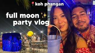 FULL MOON PARTY, KOH PHANGAN 🌕🇹🇭  what to expect & how to get there | backpacking thailand vlog