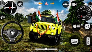 Lime Green Car Top Speed Test 🚗🔥 | Indian Cars Simulator 3D screenshot 5