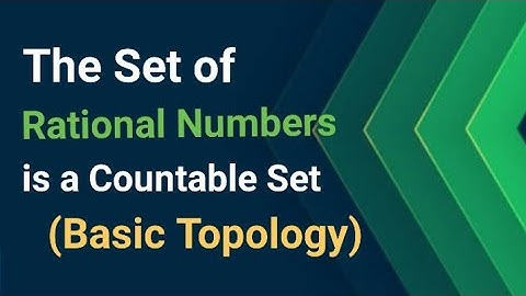 The set of Rational Numbers is a Countable Set| Countability of Sets #realanalysis #ugcnetexam