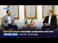 CDF Asim Munir concludes productive Iran visit | PakistanTV