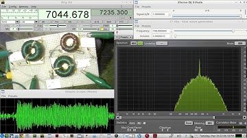 another custom designed W3NQN passive CW AUDIO Gaussian BANDPASS FILTER - LIVE demo