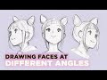 How to draw faces at different angles