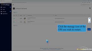 How To Reboot Or Restart Your Vps Using Virtualizor Cloudspace