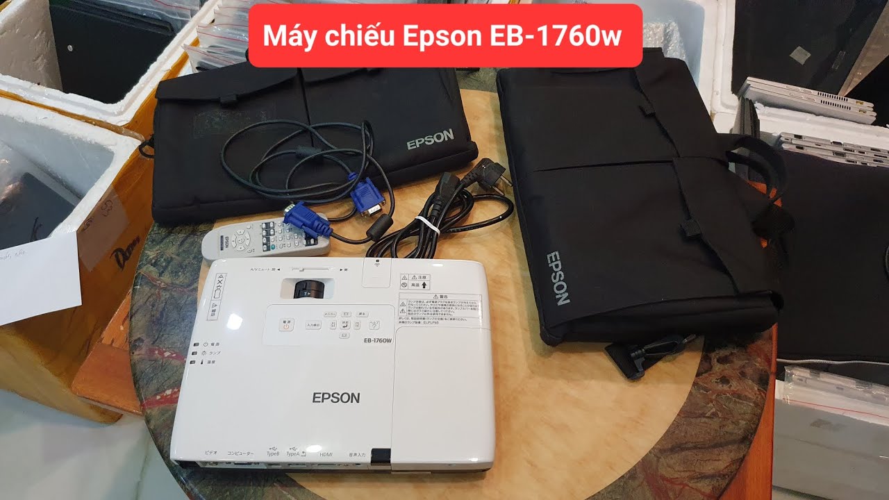 EPSON EB-1760W プロジェクター本体 Epson EB-1760W Projector, Japan-imported with full accessories at