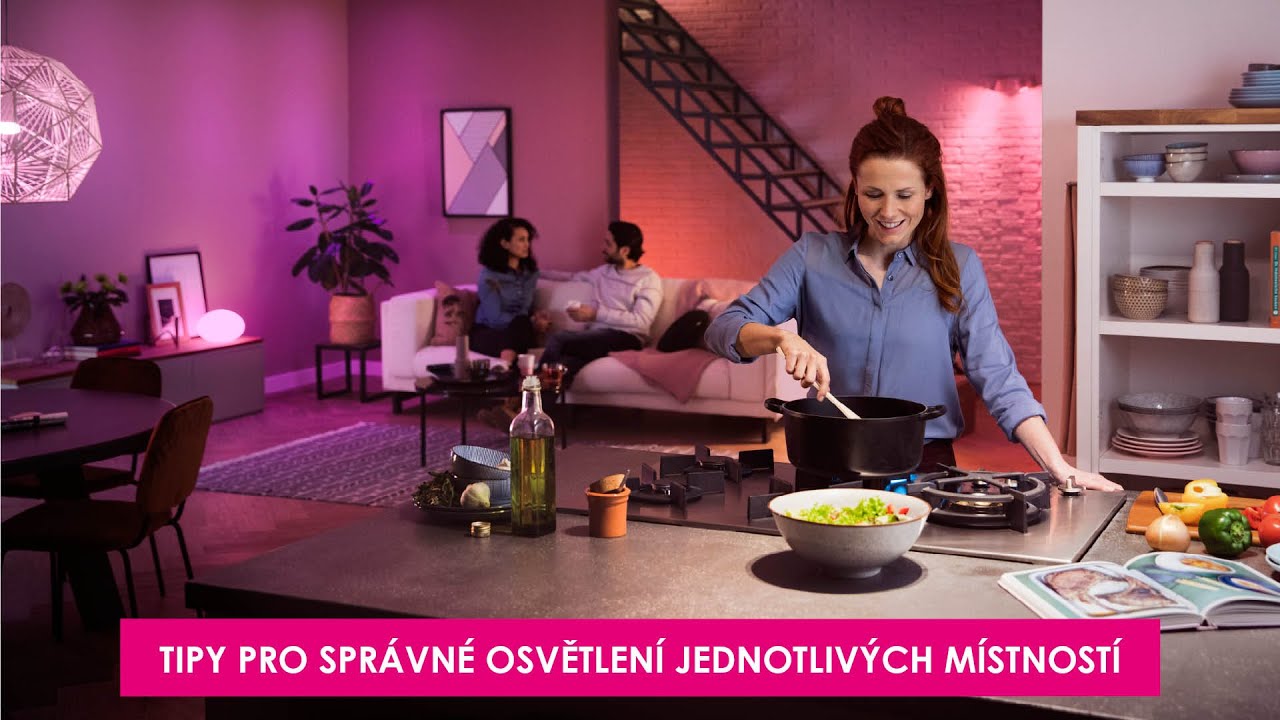 Tipy pro správné osvětlení jednotlivých místností