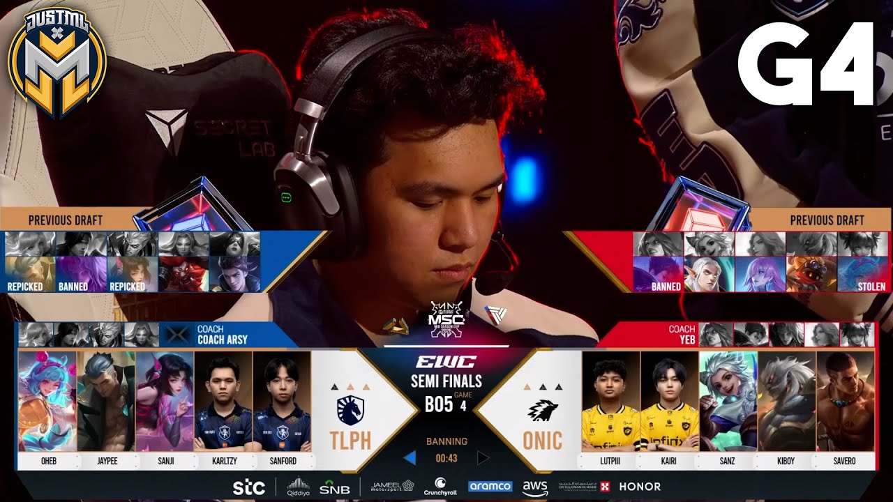 TLPH VS ONIC GAME 4 | KNOCKOUT STAGE DAY 3 | MLBB MSC 2025