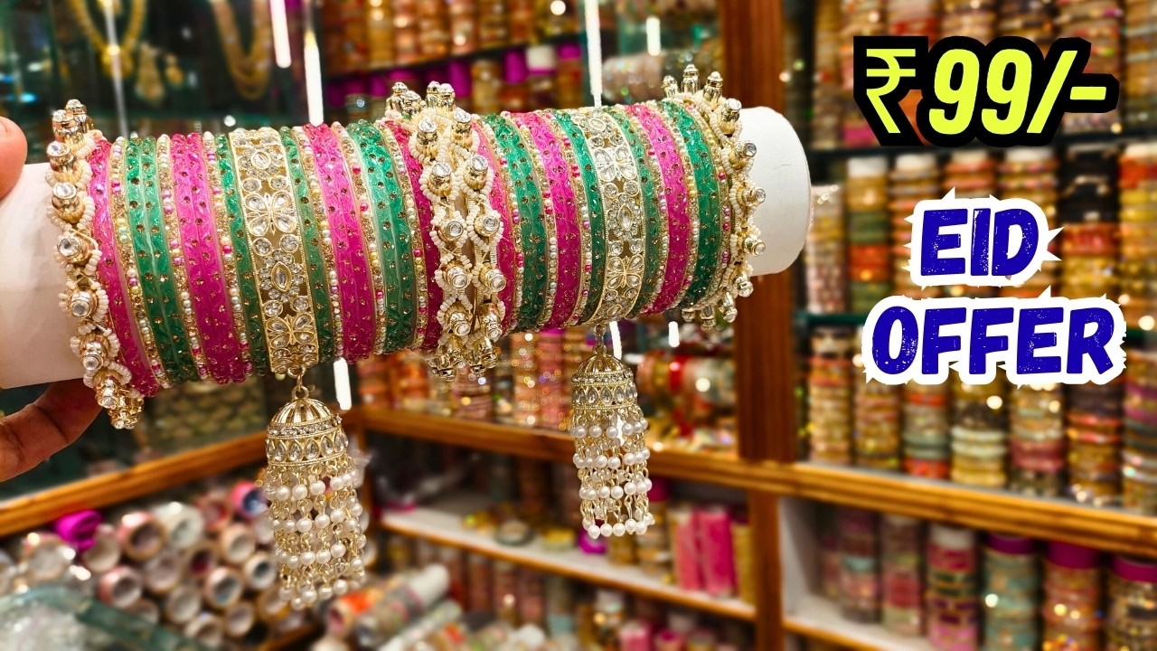 ₹99 Me Charminar Bangles | Eid Special🌙Jewellery Sets Safa Bangles Hyderabad