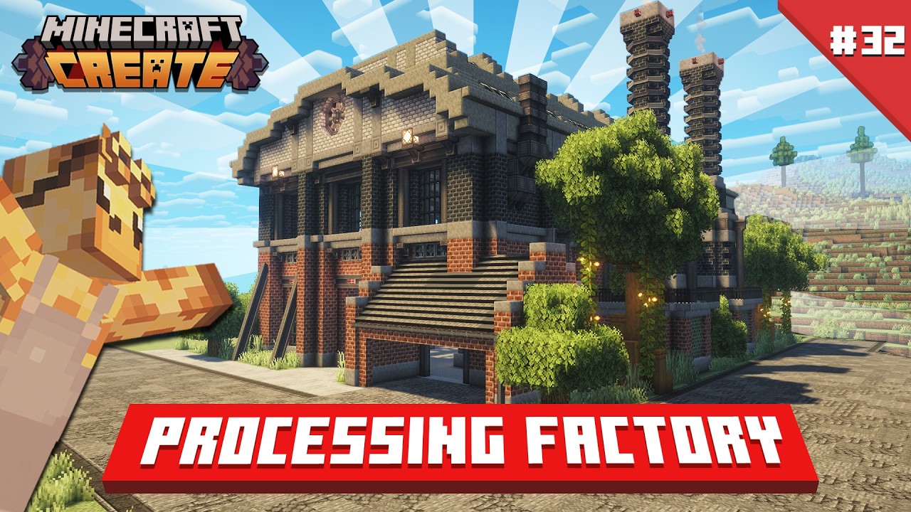 I Built an ITEM PROCESSING FACTORY in Minecraft Create Mod! [#32] - YouTube