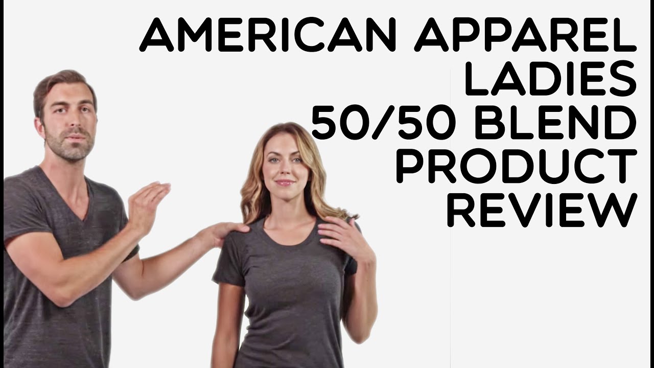 Custom American Apparel 50/50 Ladies Crew Neck Product Review