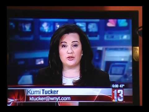 Kumi Tucker from Channel 13 burps on live tv