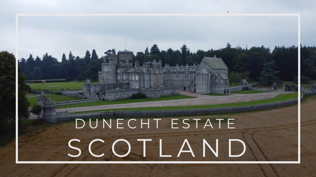 Dunecht Estate Scotland Drone Footage YouTube