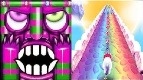 Lost Endless Princess Temple Run vs My Little Unicorn Runner 3D 2