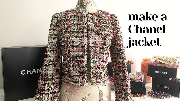 Making a Chanel-style jacket with trim - Step by step 