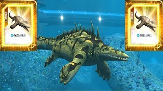 Jurassic World Game Mobile #35: Thuỷ quái Tylosaurus một mình cân hết