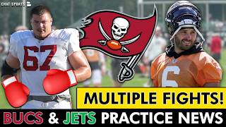🚨BUCS FIGHT! Buccaneers & Jets Joint Practice GETS HEATED | Bucs Training Camp News