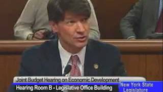 NYS Legislature Joint Budget Hearing on Economic Development - 01/31/12