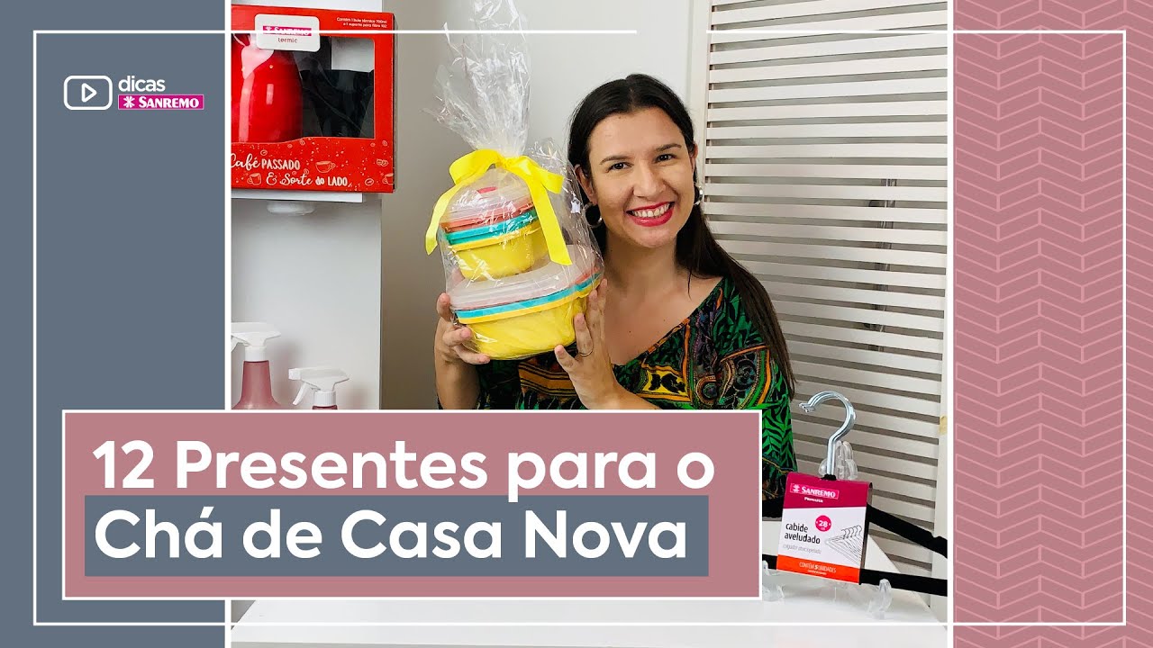12 Dicas de Presente para Chá de Casa Nova | Dicas Sanremo