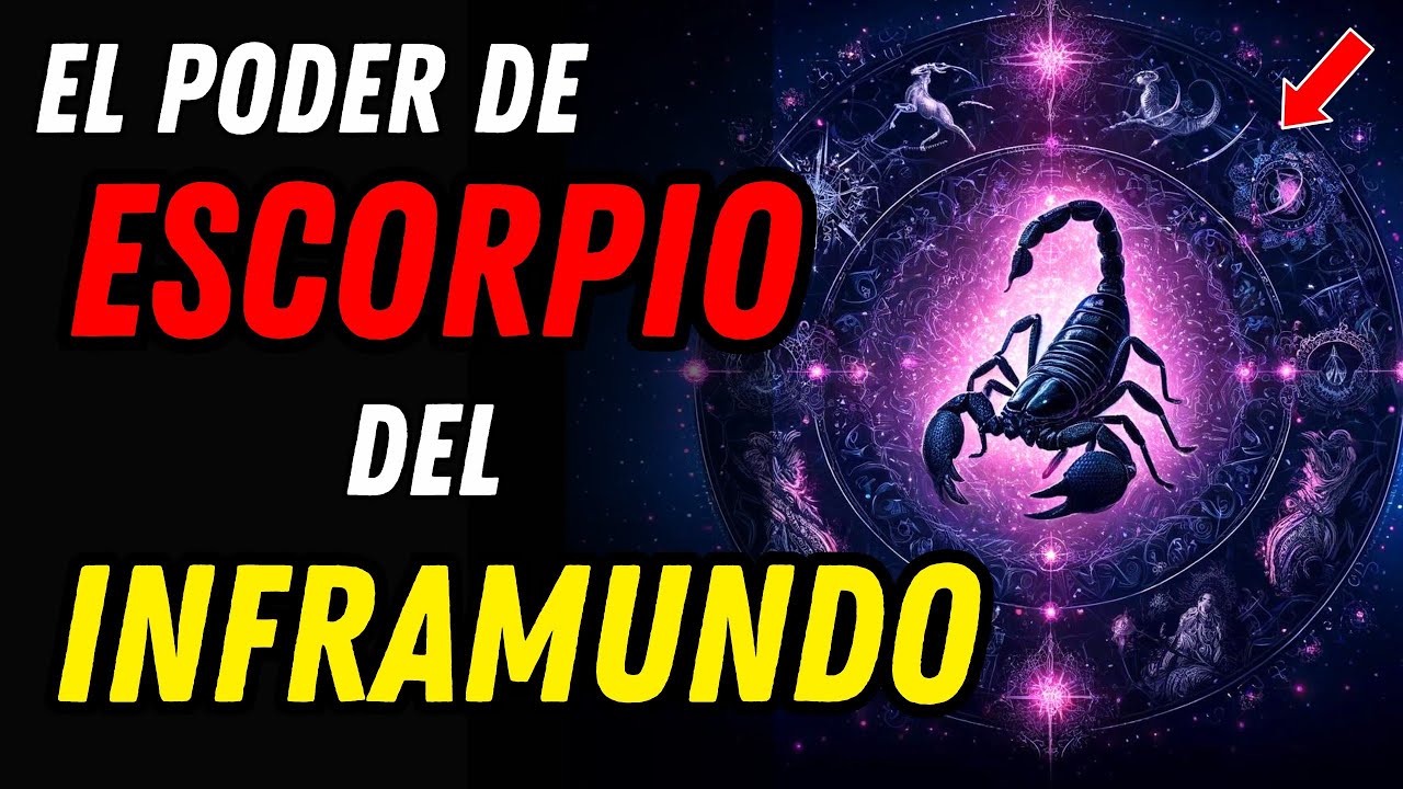 EL PODER DE ESCORPIO DEL INFRAMUNDO ♏🦂 Muerte, Transformación y Renacimiento