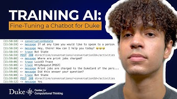 Training AI: Fine-Tuning a Chatbot for Duke
