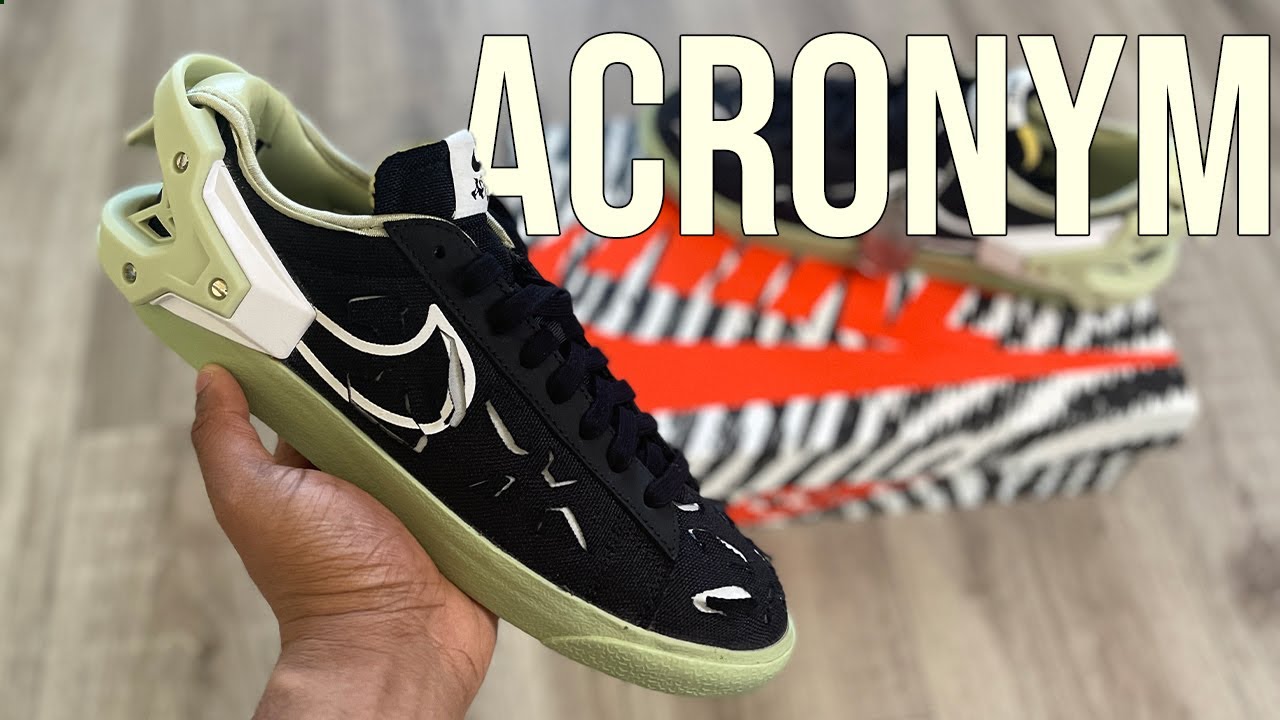 These NIKE BLAZER ACRONYM are WILD!! On Feet Review!