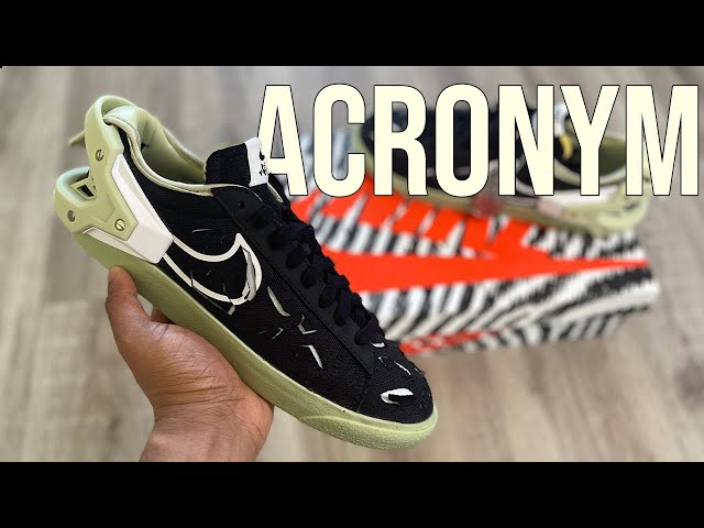 These NIKE BLAZER ACRONYM are WILD!! On Feet Review! - YouTube