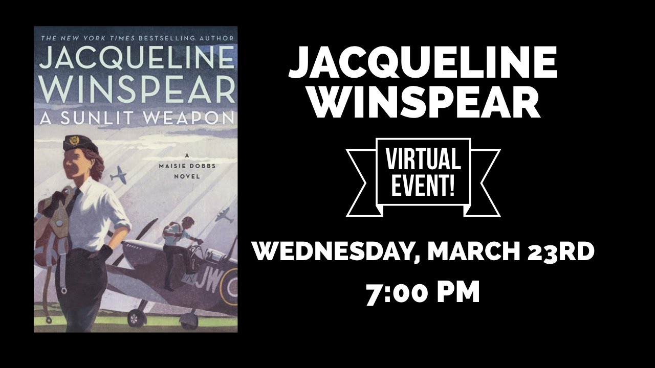 Jacqueline Winspear Discusses A Sunlit Weapon YouTube