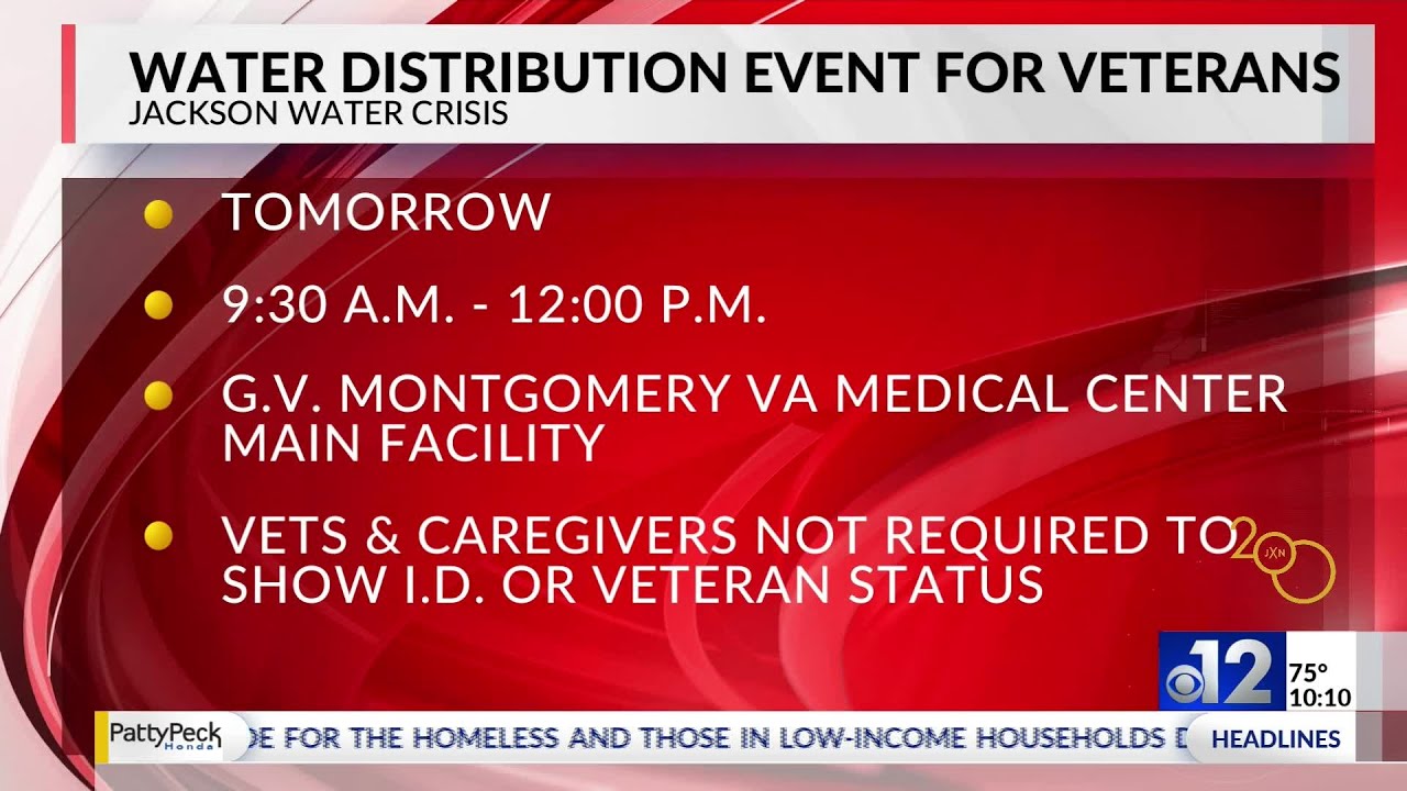 Jackson VA to host veteran water giveaway YouTube