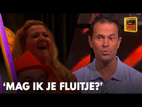 Vrouw in publiek heeft bijzonder verzoek voor Bas Nijhuis: ?Mag ik je fluitje??