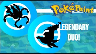 Designing a Legendary Duo for my Fakemon region, Tropore! Pokepaint season 2 finale!