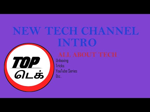 New Tech Channel Intro of YouTube channel | Top Tech